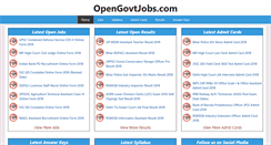Desktop Screenshot of opengovtjobs.com