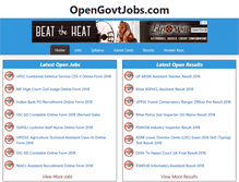 Tablet Screenshot of opengovtjobs.com